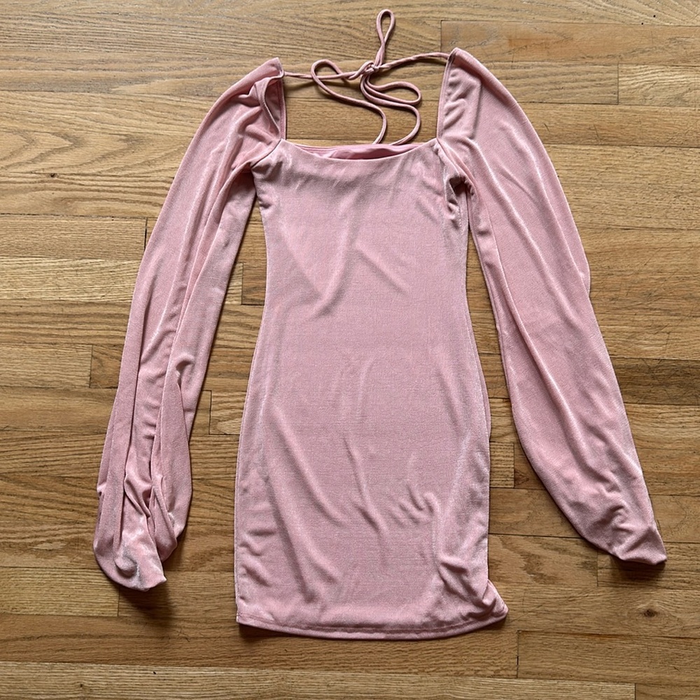 Lucy in the Sky light pink mini dress - Size S
